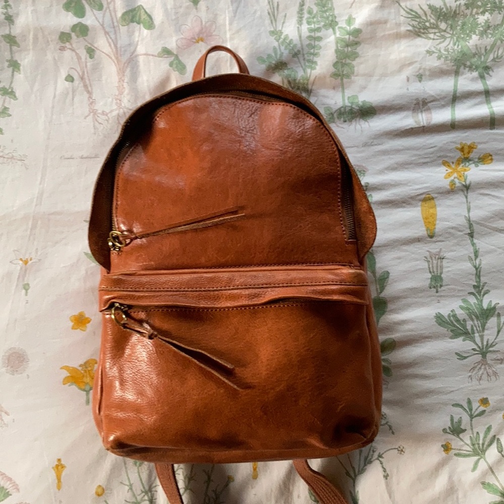 Madewell Lorimer leather backpack